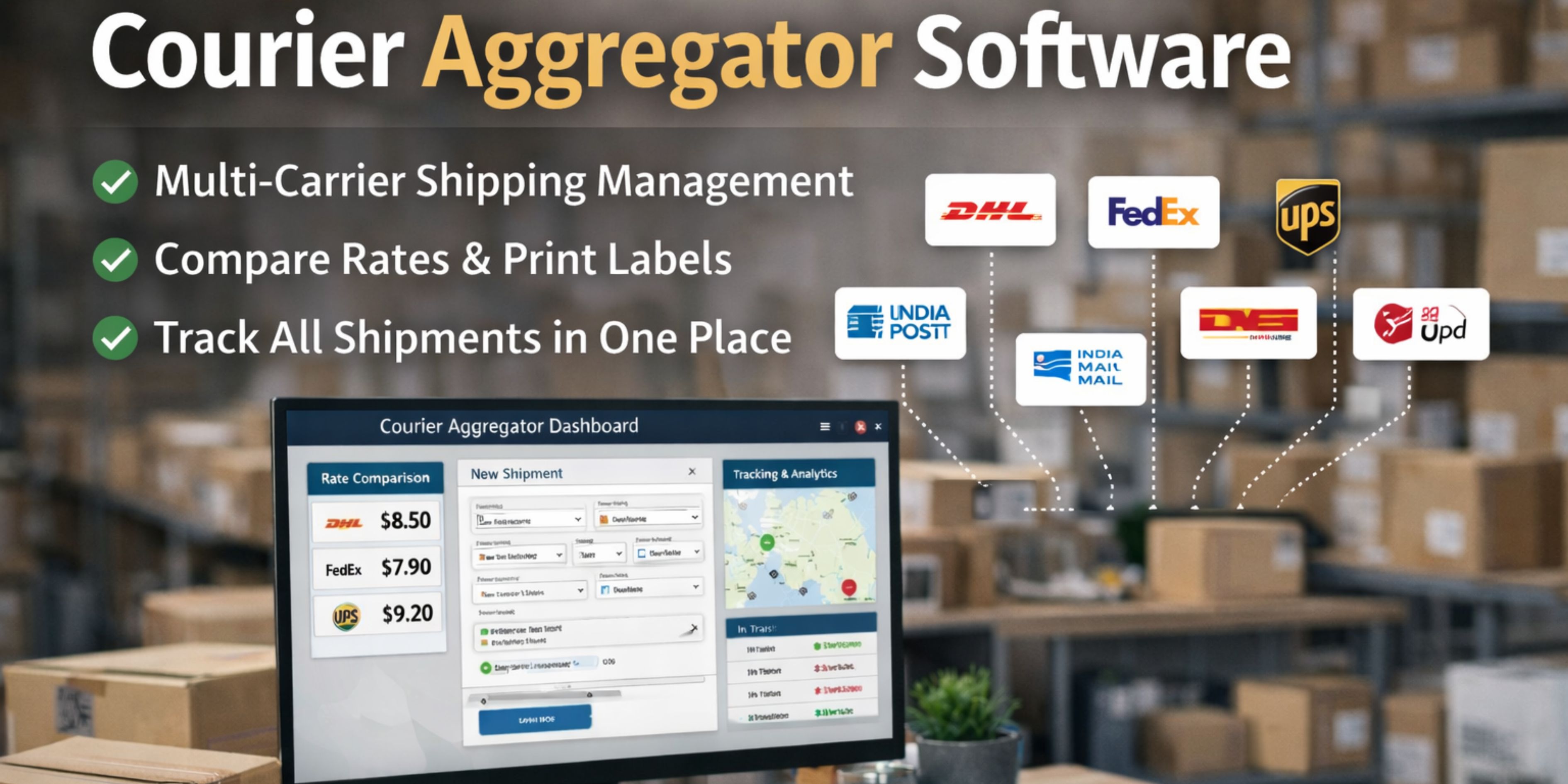 Courier aggergator software