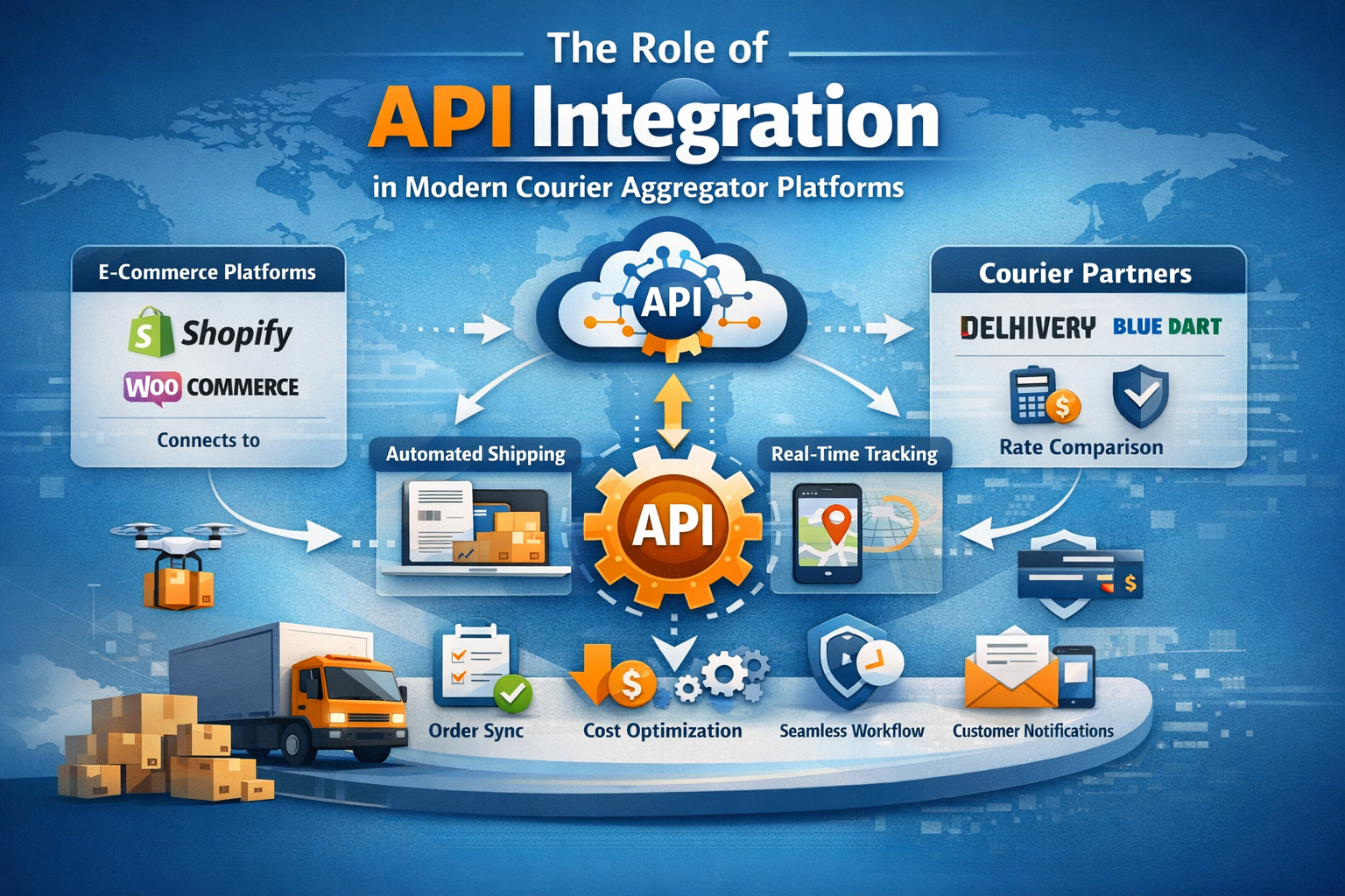 The Role of API Integration in Modern Courier Aggregator Platforms