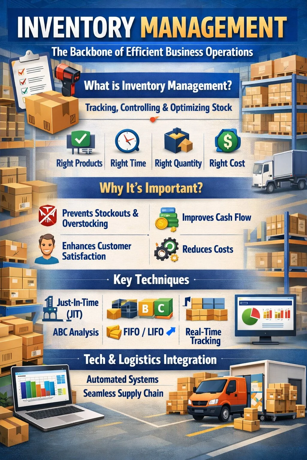 Inventory Management Strategies to Reduce Costs and Improve Efficiency